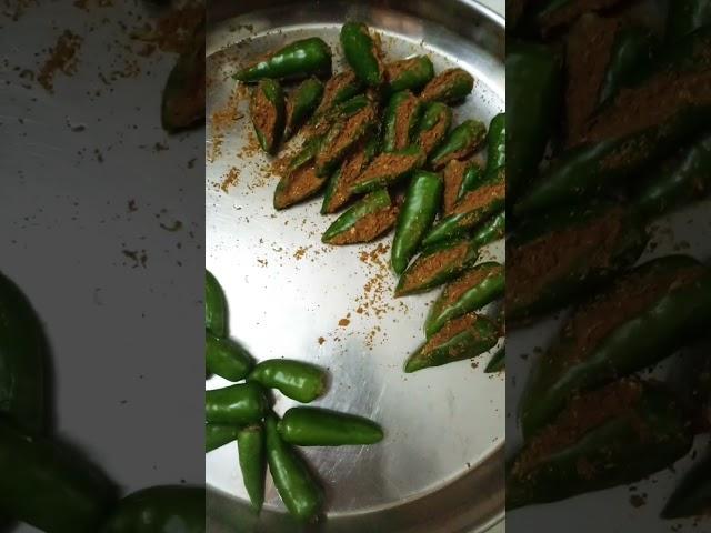 Bharva masala mirchi#@RJ.kitchen