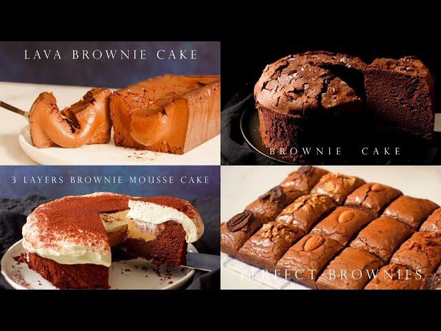 Perfect Brownie Collection: Rich Crispy Chocolate Cake ┃How to make Brownies