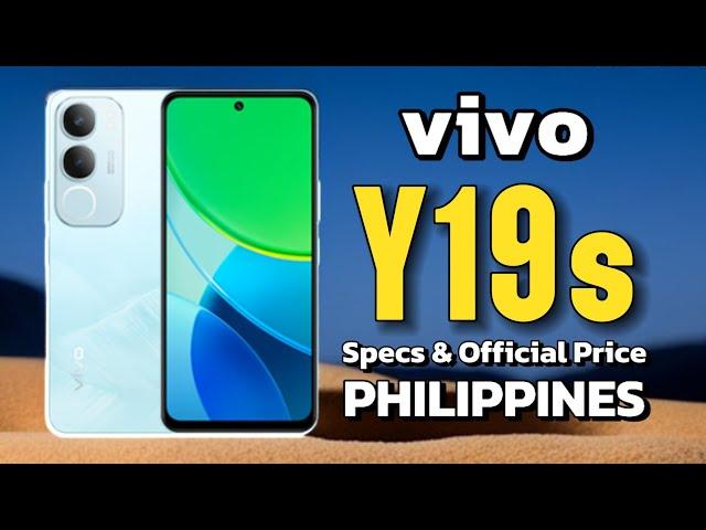 vivo Y19s Official Price Specs & Features in Philippines