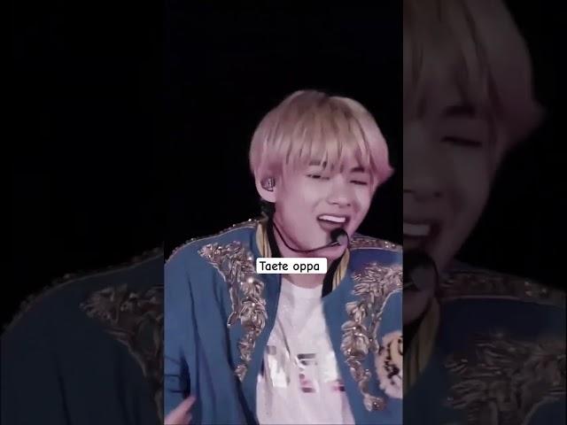 When V possesses Taehyung on stage  #v #bts #taehyung