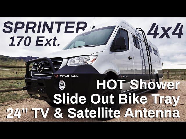 FULL TOUR - Mercedes Sprinter 170 Ext 4x4 - The BIGGEST, BADDEST Camper Van You Can Get!