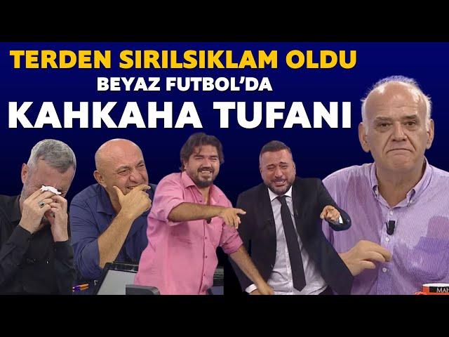 Ahmet Çakar'ın gömleği sırılsıklam oldu stüdyoda kahkahalar havada uçuştu