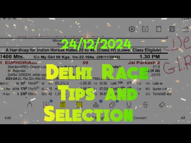 Delhi Race Tips and Selection || The Global Stud North India 2000 Guineas