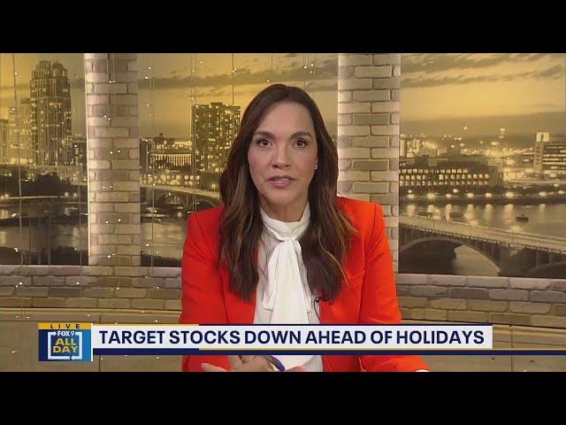 Holiday shopping down as Target shares drop after earnings report