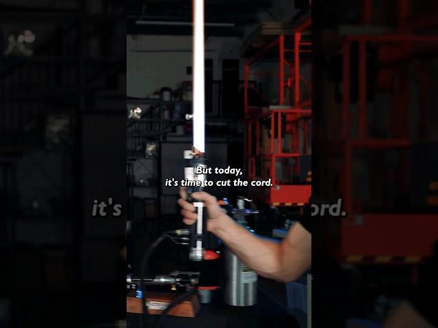 We are so close to the real thing!  #lightsaber #starwars #engineering #tech #reallife