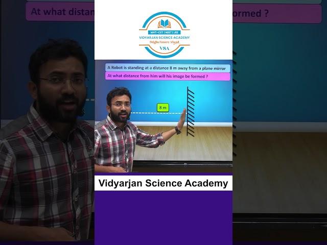 Characteristics of a image in a plane mirror! #shorts #youtubeshorts #science #mirror #physics101