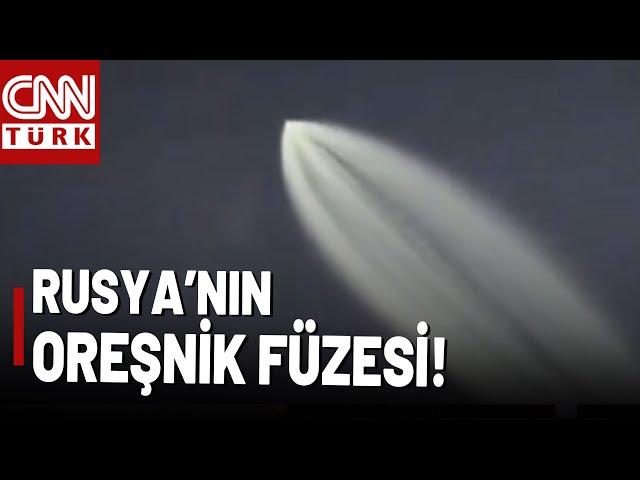 Rusya'nın Ukrayna'yı Vurduğu O Füze! Oreşnik Füzesi Böyle Görüntülendi!