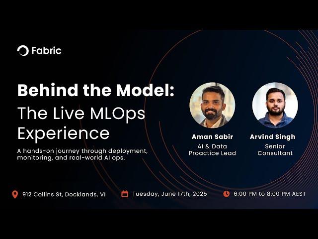 Behind the Model: The Live MLOps Experience