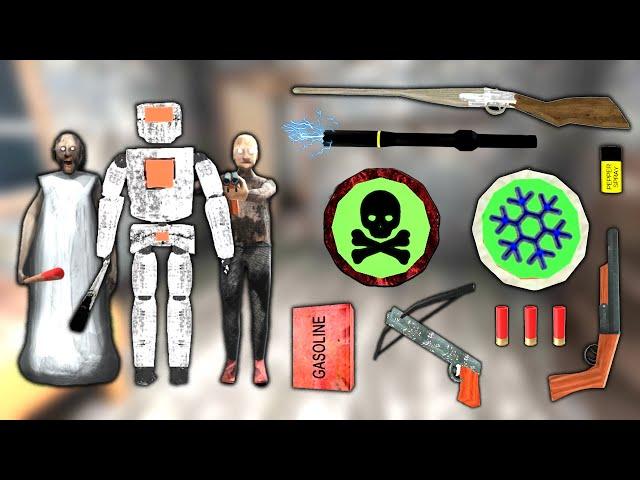 Granny New Robot Update in Granny Legacy Vs All New Weapons