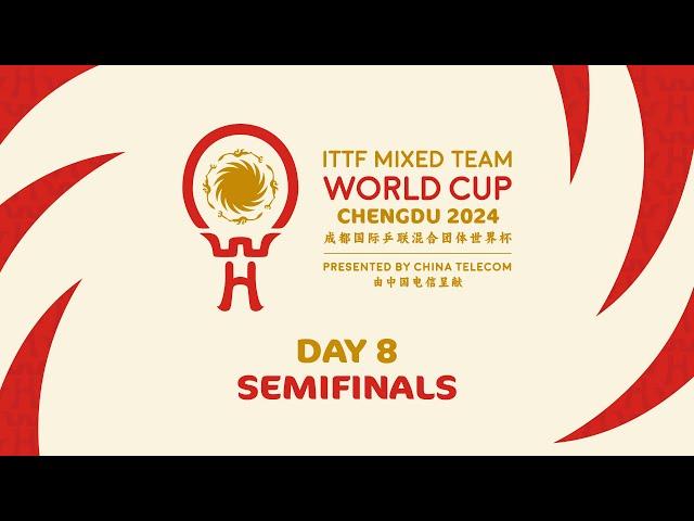 LIVE! | T1 | Day 8 | ITTF Mixed Team World Cup 2024 | Semifinals