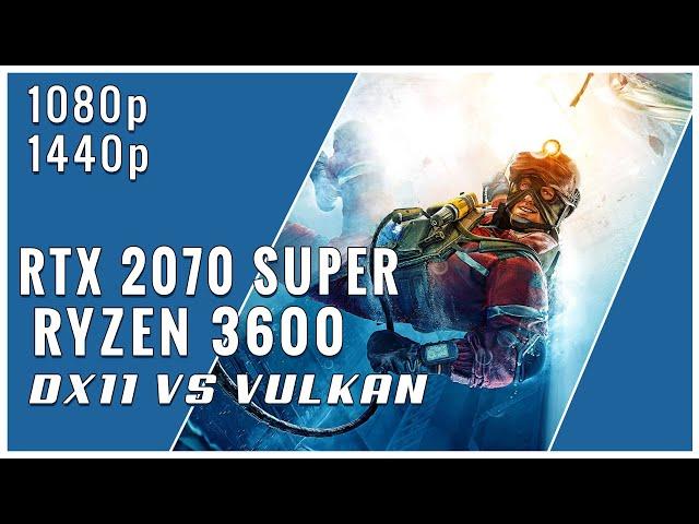 RAINBOW SIX SIEGE VULKAN VS DIRECTX11 COMPARISON - RTX 2070 Super and Ryzen 3600
