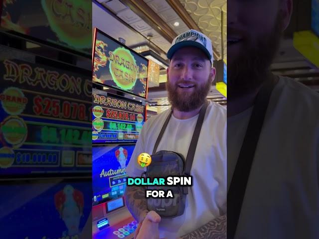 $1 Max Bet Challenge… can we get a Dragon Cash Spin!? #gambling #slots #casino