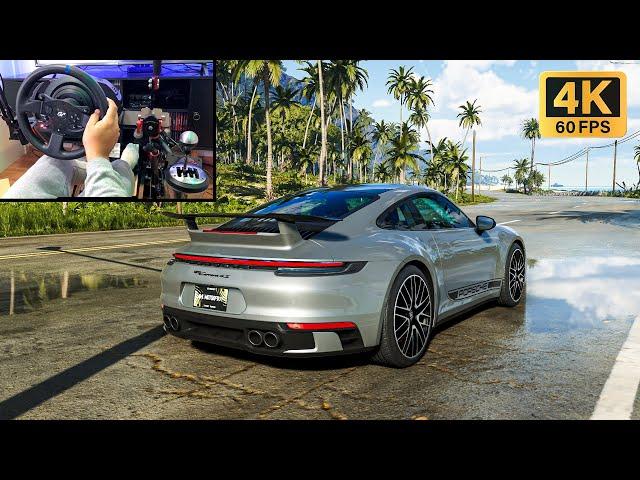 The Crew Motorfest - PORSCHE 911 Carrera 4S | Steering Wheel Gameplay [PS5]