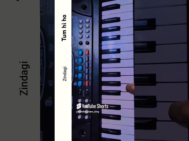 Tum hi ho on piano coverup by learn piano with harshit and vidhi