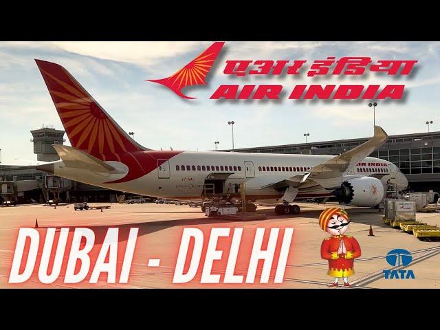 Trip Report | Did Air India get any better?| Dubai - Delhi | Air India Economy Class | Boeing B787-8