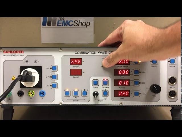 Rental Overview Surge / Combination Wave Generator for IEC / EN 61000 4 5