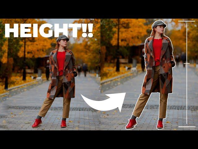 How to increase height in photos| How to look tall in Instagram