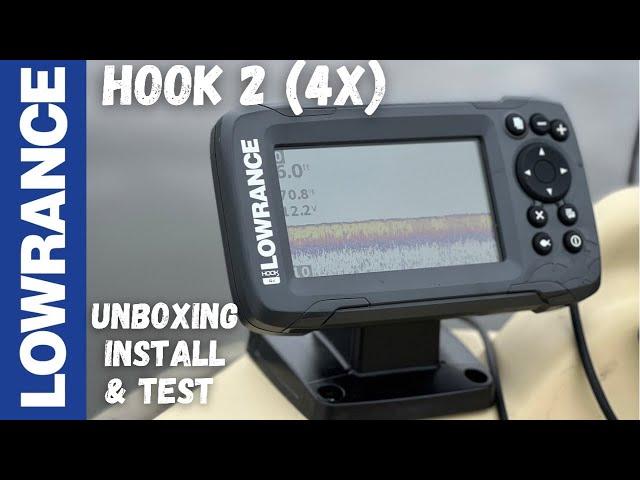 Lowrance Hook2 (4x) unboxing and review, great for Jon boats and kayaks