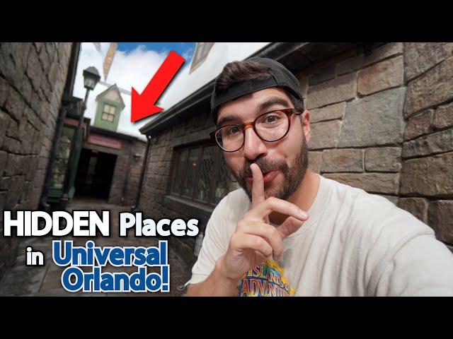 7 HIDDEN Places Around Universal Orlando Resort!