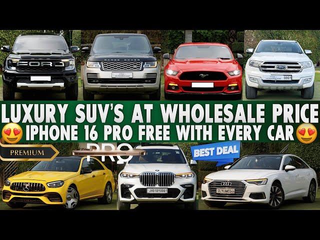 Luxury SUV's At Wholesale Price | IPhone 16 Pro Free With Every Car  | Ford Everest , Mustang, A6