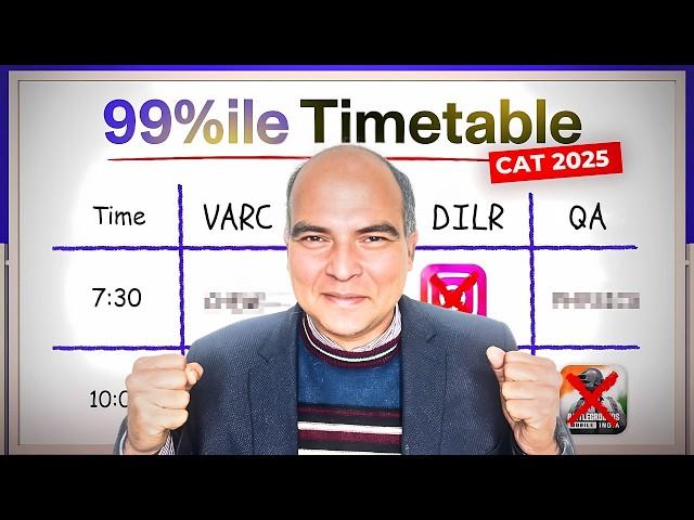 CAT 2025 TimeTable - 9 Months Study Plan for Beginners