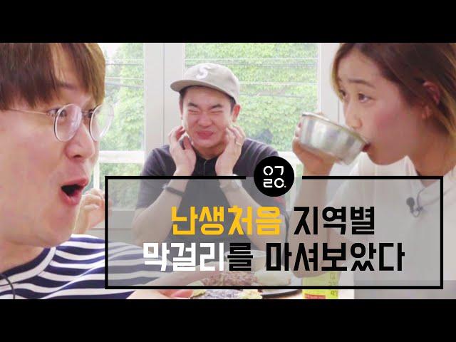 [이거레알] 난생처음 지역별 막걸리를 마셔보았다 (ENG sub)