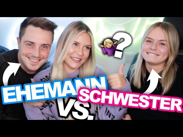 Wer kennt mich besser ? ‍️ EHEMANN gegen SCHWESTER  | Dagi