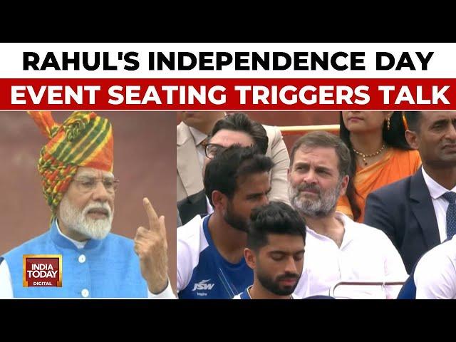 After 10 Years, Rahul Gandhi Is First Leader Of Opposition At I-day Celebrations | Independence Day