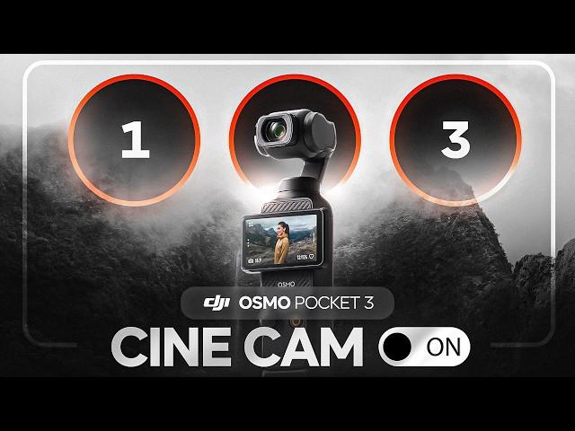 Turn the DJI Osmo Pocket 3 into a CINE Camera ( 3 Easy Steps)