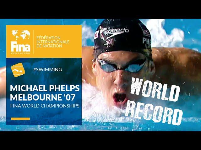 Michael Phelps' World Record Gold at Melbourne 2007 | FINA World Championships