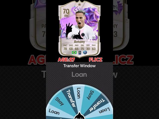 ANTONY | Career Path Evolution on FIFA! #fifa #football #soccer #spinner