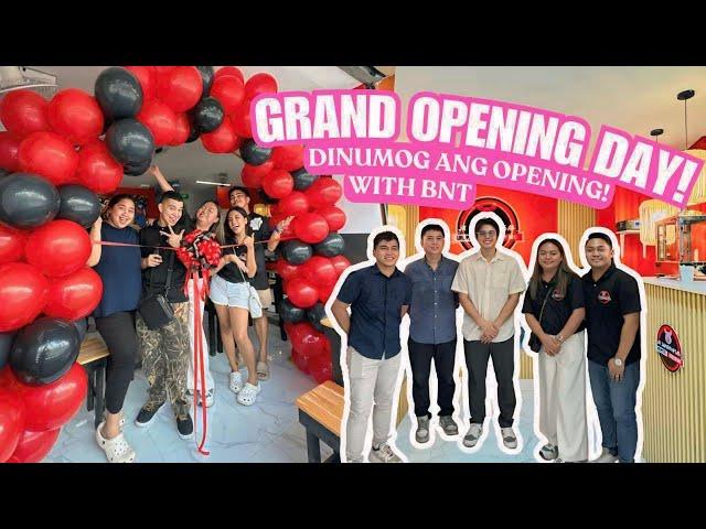 DINUMOG ANG GRAND OPENING WITH BNT BEBANG AND JERICO + MAY PASABOG NA MGA BISITA!