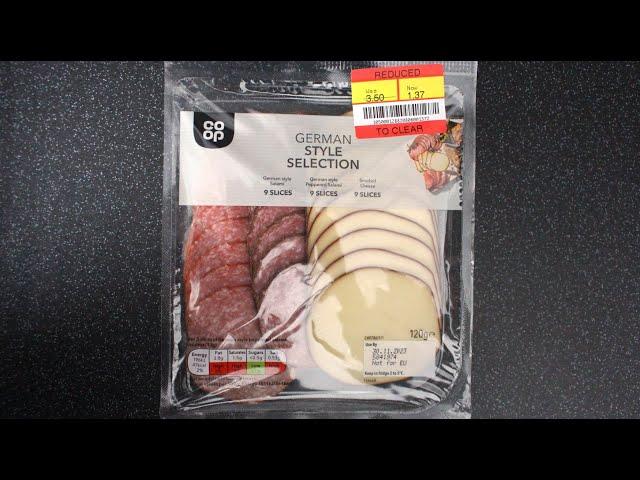 Co-op ~GERMAN STYLE SELECTION~ || £3.50 || Cold salami and smoked cheese review