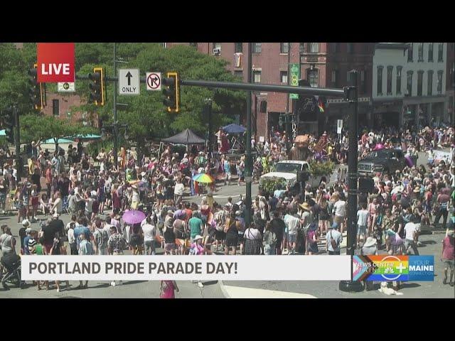 Coastal Maine Botanical Gardens 'troll' Portland pride parade
