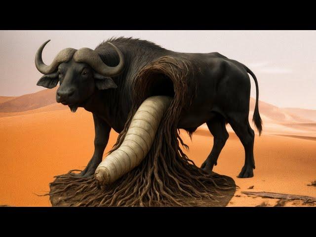 Rescue story: African buffalo rescued from swamp; paw SOS