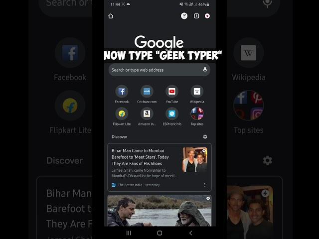 Prank website | geek typer  | m tech tamizhan #shorts