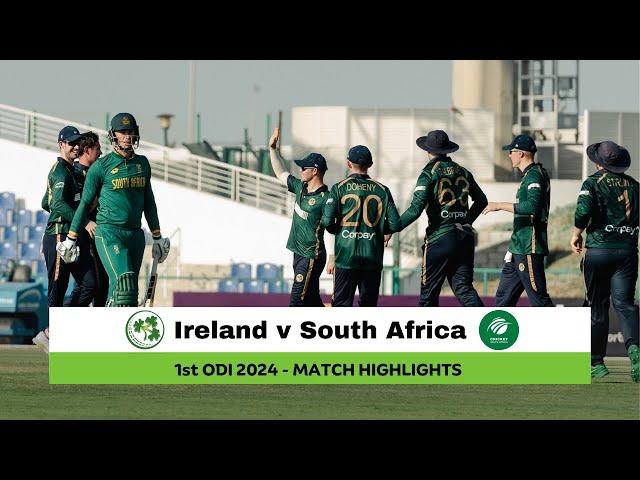 Ireland vs South Africa 1st ODI, 2024 | Match Highlights