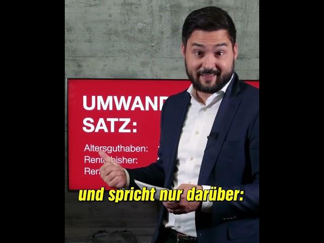 Cédric Wermuth erklärt die BVG-Vorlage