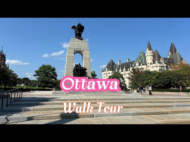 Ottawa Downtown Walk Tour  |  The National War Memorial | Fairmont Château Laurier