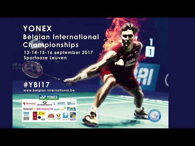 Marius Myhre vs David Peng (MS, Qualifier) - Belgian International 2017