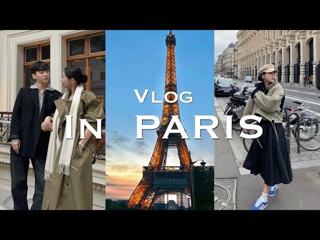 (sub) PARIS VLOG  ep1. 제이랑 첫 해외여행이 파리라니… 파리브이로그. 에어비앤비. 파리맛집. 패션위크. 전시회추천