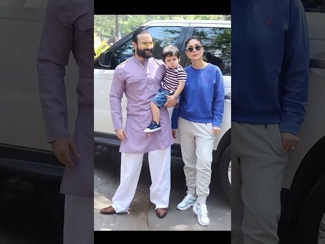 Kareena Kapoor with Husband Saif Ali Khan️Kareena Kapoor's Son Taimur#kareenakapoor #bollywood