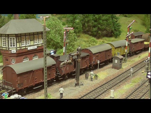 Wilstein Aktuell: Führerstand- und Bahnsteig-Perspektiven / H0 Scale Model Railway Layout