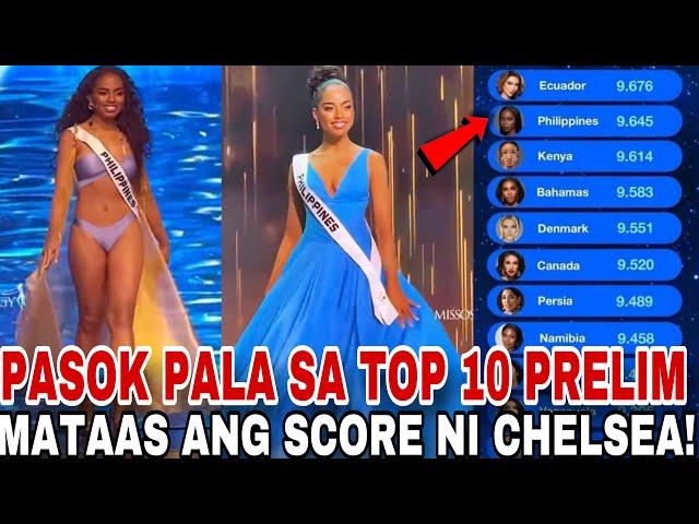 Mataas ang puntos ni Chelsea Manalo sa Prelim Closed Door Interview ng Miss Universe 2024