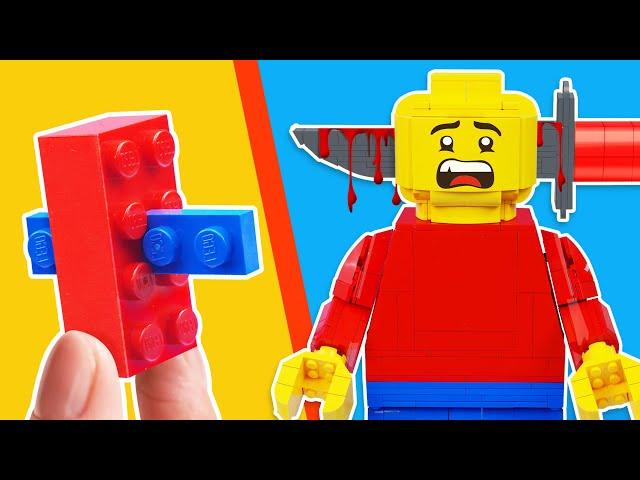 I Made Top 10 Horror LEGO MAGIC TRICKS That Surprise You | FUNZ Bricks