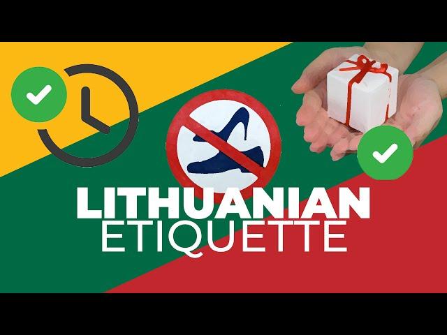 Social Dos And Don'ts Of Lithuania