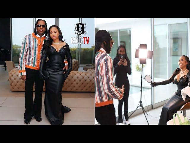 Lil Durk Was Stunned Seeing Fiancee India Royale In Her Grammy Dress For The 1st Time! 