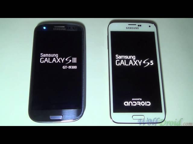 Samsung Galaxy S5 Vs Samsung Galaxy S3 Restart Time