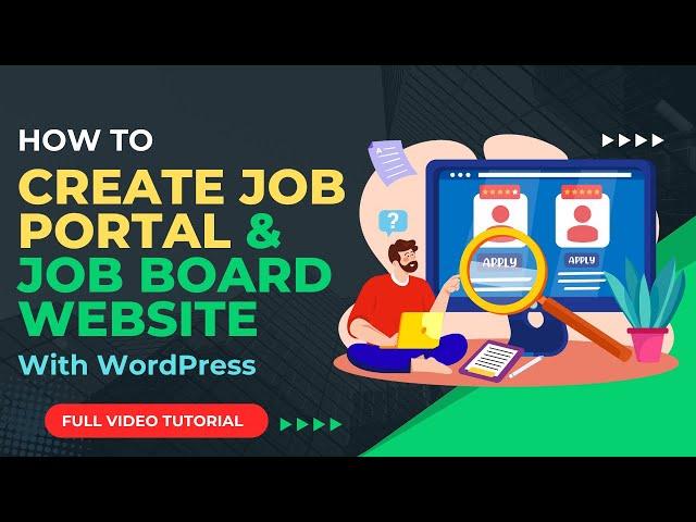 Create Job Portal & Job Board Website With WordPress in 2024