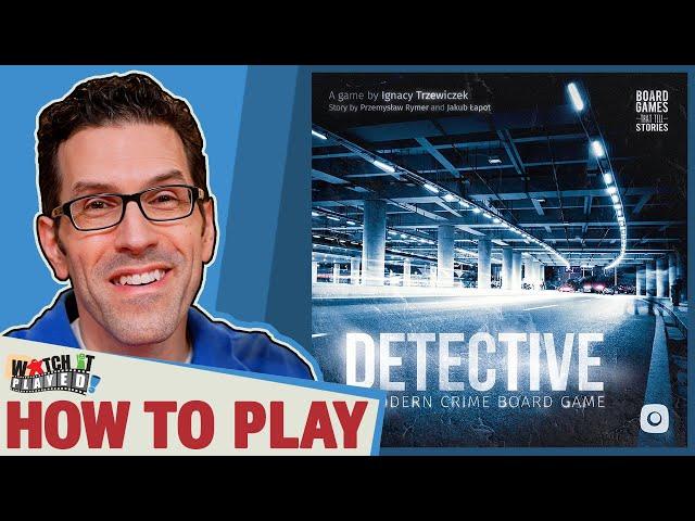 Detective: A Modern Crime Board Game - How To Play